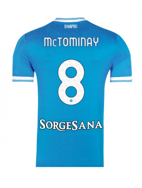 Moški Nogometna dresi replika SSC Napoli Scott McTominay #8 Domači 2025-26 Kratek rokav Moški Nogometna dresi replika SSC Napoli Scott McTominay #8 Domači 2025-26 Kratek rokav
